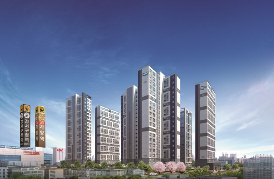 등촌 두산위브 투시도. <대한토지신탁 제공>